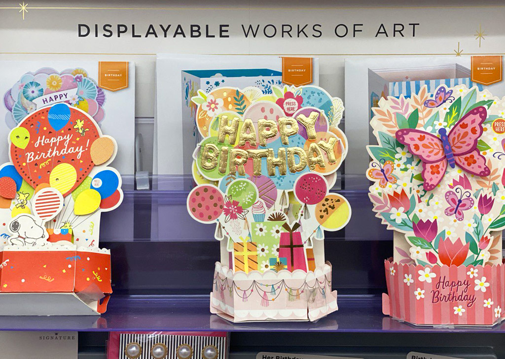 3D Pop-Up Birthday Cards from Hallmark