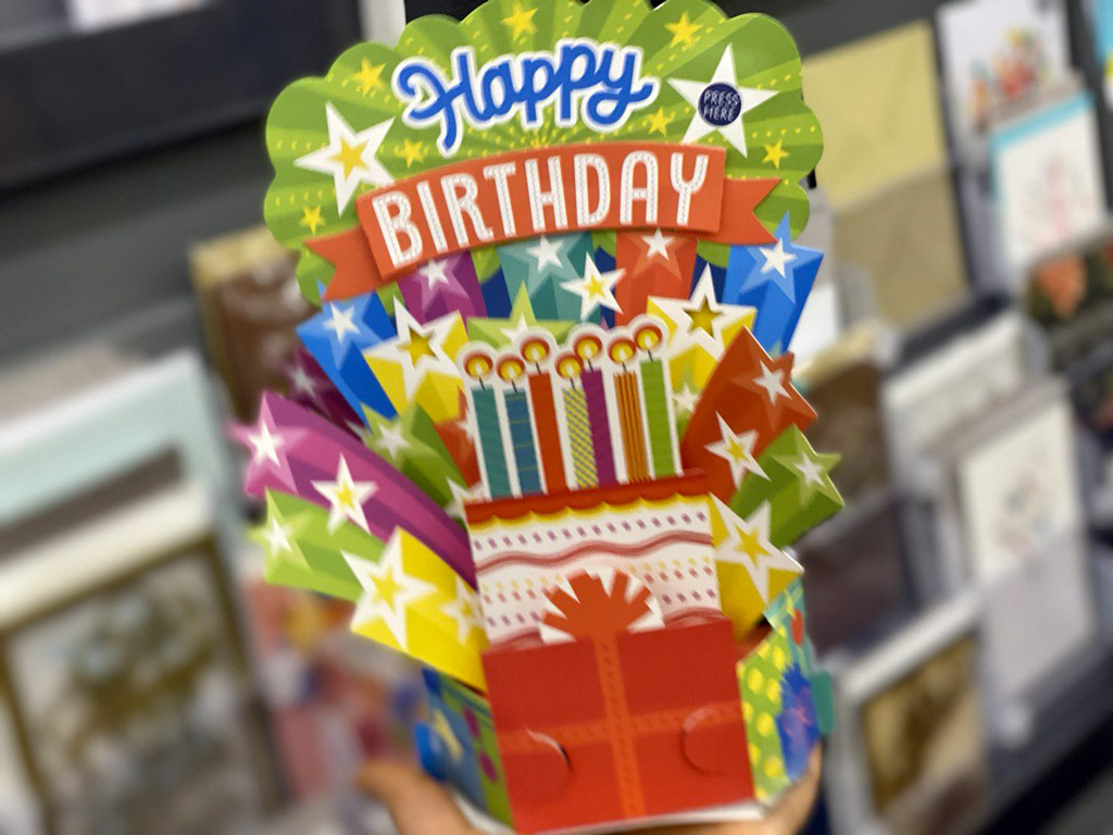 3D Pop-Up birthday Card from Hallmark